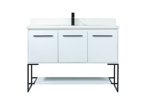 Elegant Lighting - VF42548MWH-BS - Vanity Sink Set - Sloane - White