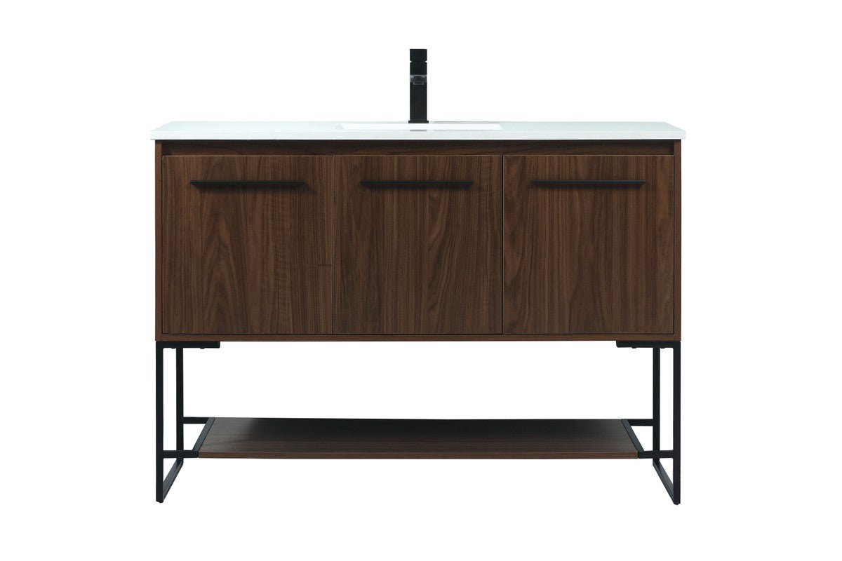 Elegant Lighting - VF42548MWT - Vanity Sink Set - Sloane - Walnut