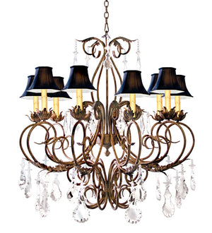 Meyda Tiffany - 115585 - Ten Light Chandelier - Felicia - Autumn Leaf