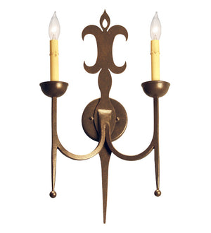 Meyda Tiffany - 115592 - Two Light Wall Sconce - San Simone - Gilded Tobacco