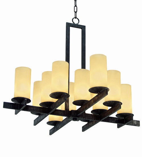 Meyda Tiffany - 115871 - 12 Light Chandelier - Dante - Blackwash