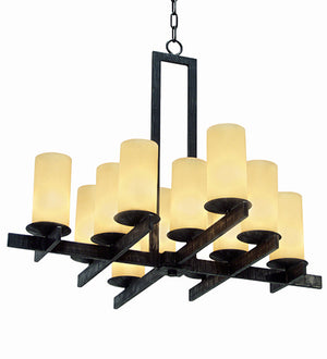 Meyda Tiffany - 115871 - 12 Light Chandelier - Dante - Blackwash