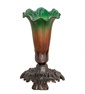 Meyda Tiffany - 13311 - One Light Accent Lamp - Amber/Green - Mahogany Bronze