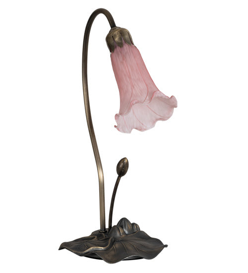 Meyda Tiffany - 13692 - One Light Accent Lamp - Pink - Antique Brass