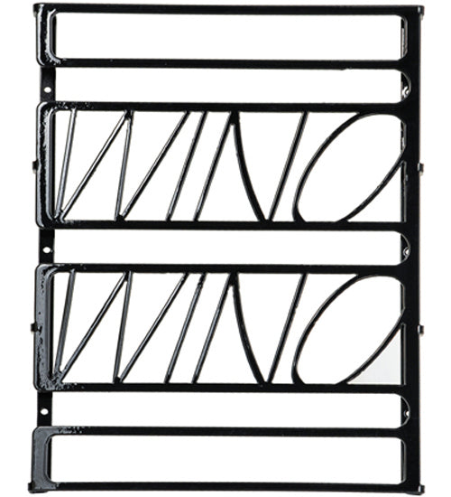 Meyda Tiffany - 149200 - Glass Rack - Black Metal