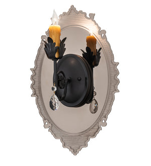 Meyda Tiffany - 188190 - One Light Wall Sconce - Antonia - Mirror Acrylic