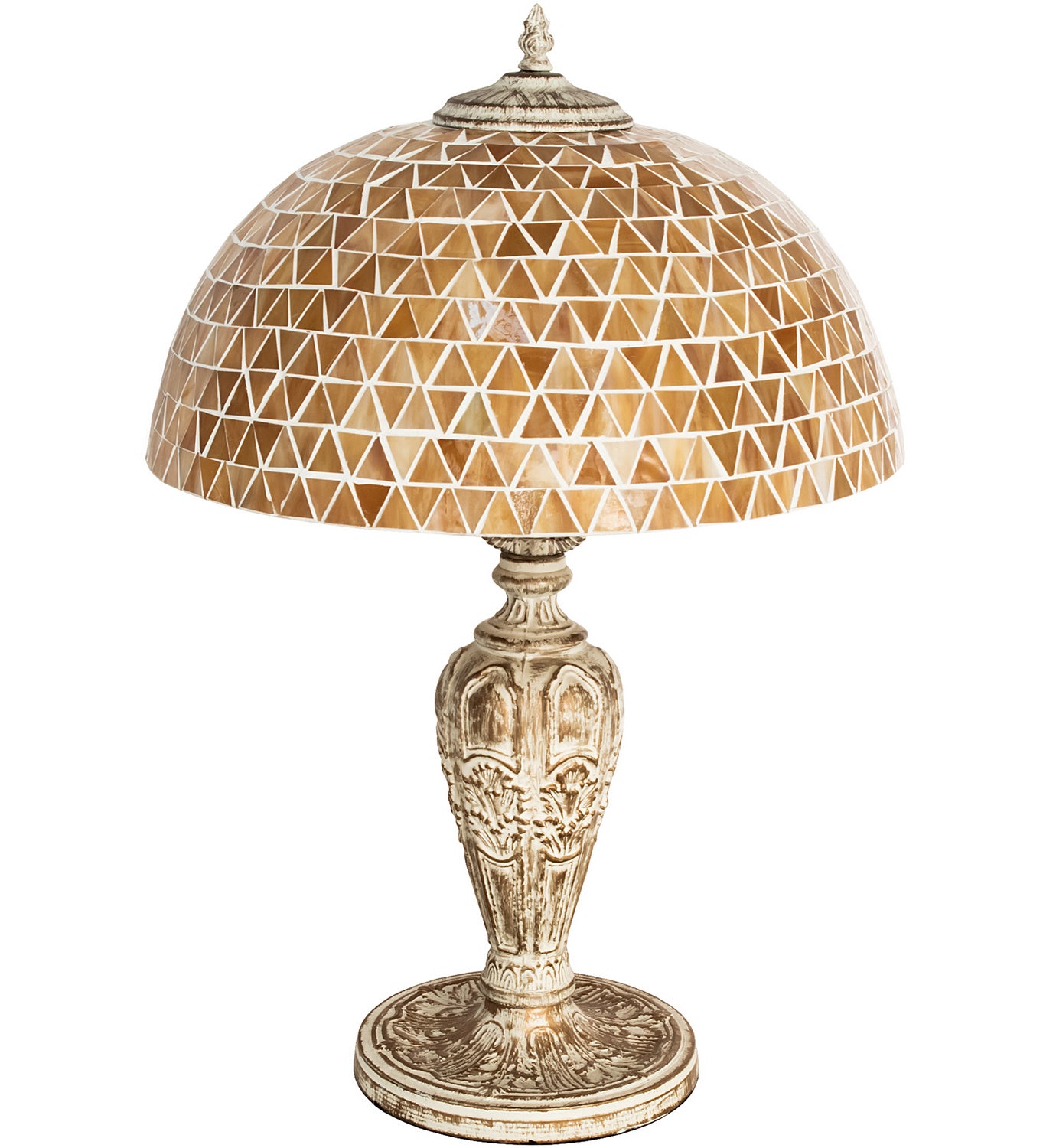 Meyda Tiffany - 189411 - One Light Table Lamp - Mosaic Dome - Antique