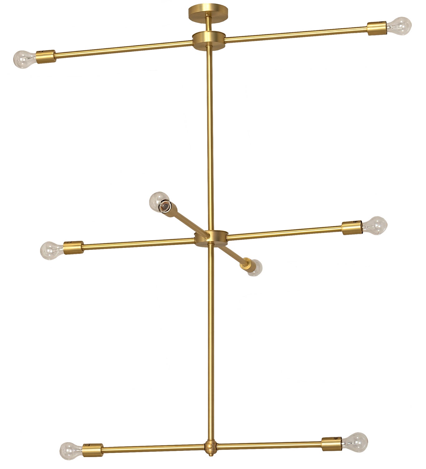 Meyda Tiffany - 197914 - LED Chandelier - Pronograde - Brushed Brass