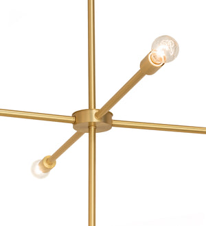 Meyda Tiffany - 197914 - LED Chandelier - Pronograde - Brushed Brass