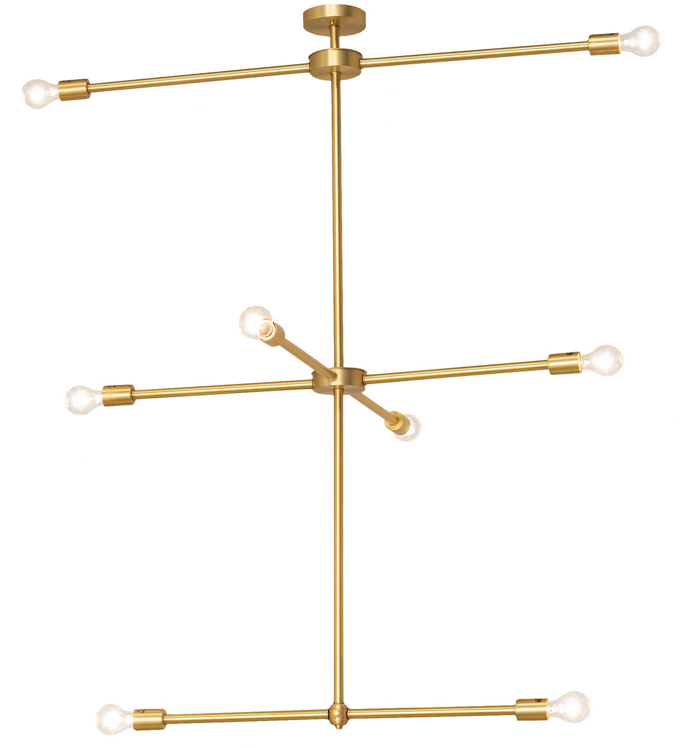 Meyda Tiffany - 197914 - LED Chandelier - Pronograde - Brushed Brass