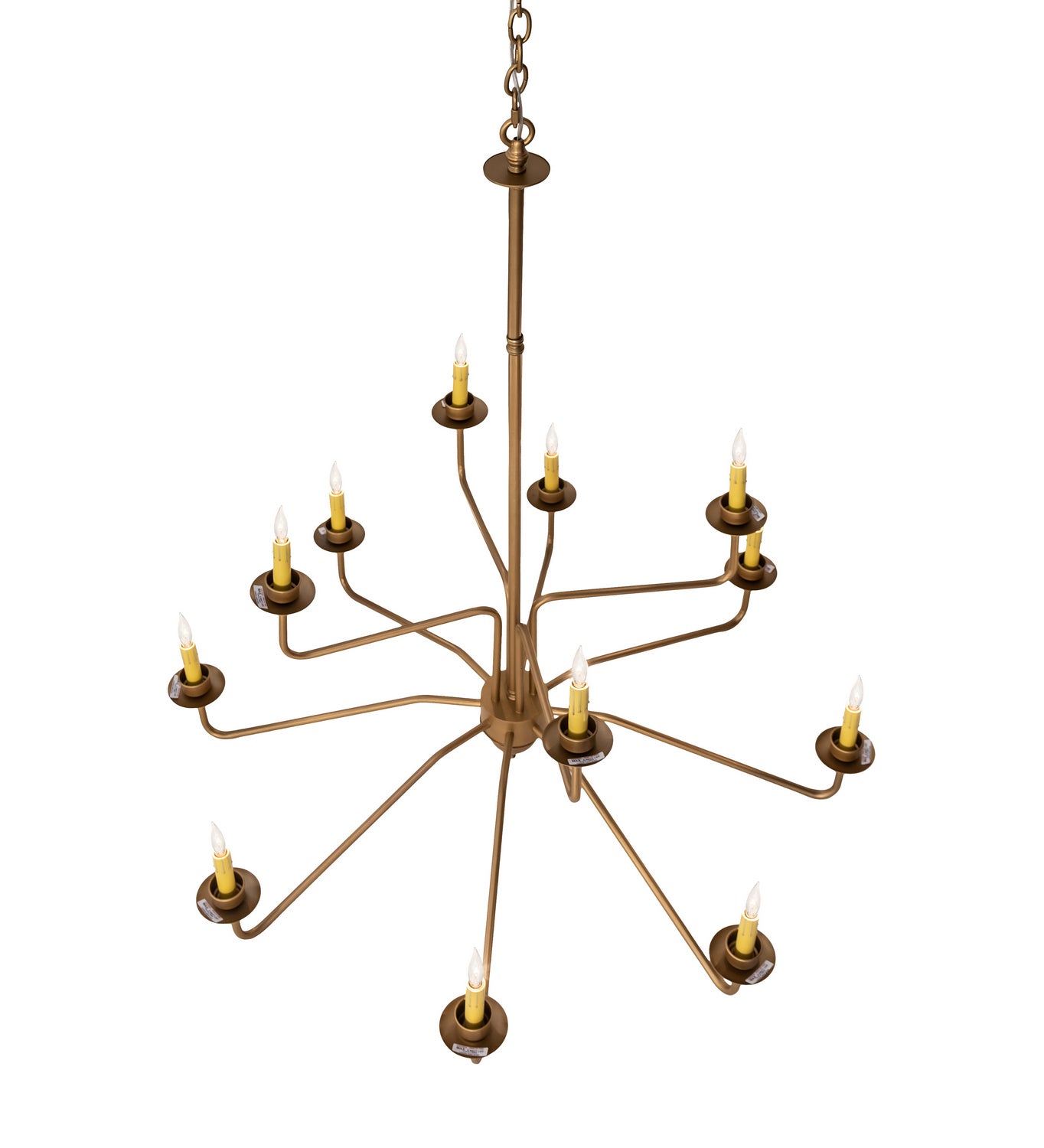 Meyda Tiffany - 220461 - LED Chandelier - Yanis - Gold Metallic