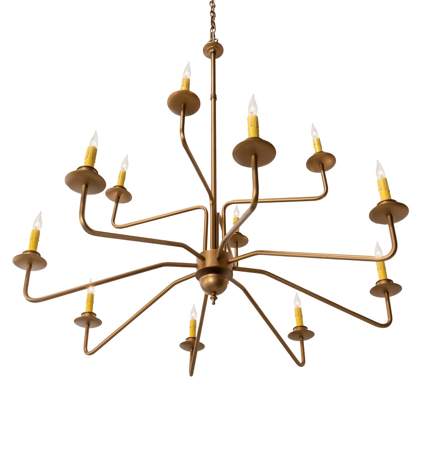 Meyda Tiffany - 220461 - LED Chandelier - Yanis - Gold Metallic