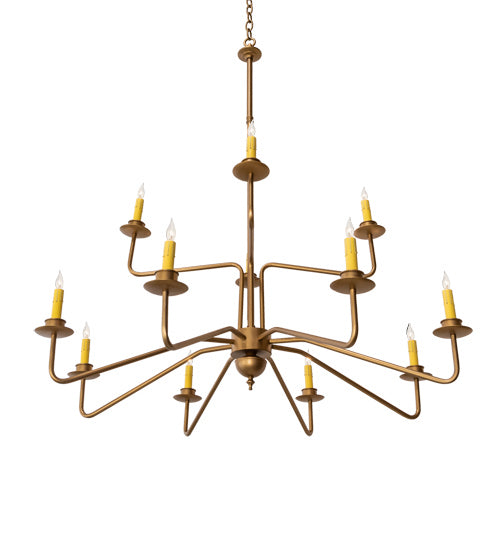 Meyda Tiffany - 220461 - LED Chandelier - Yanis - Gold Metallic