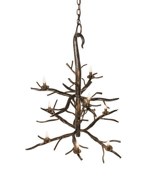 Meyda Tiffany - 223477 - 18 Light Chandelier - Winter Solstice - Antique Copper