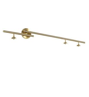 Meyda Tiffany - 226254 - Three Light Wall Sconce - Bola - Brushed Waxed Brass