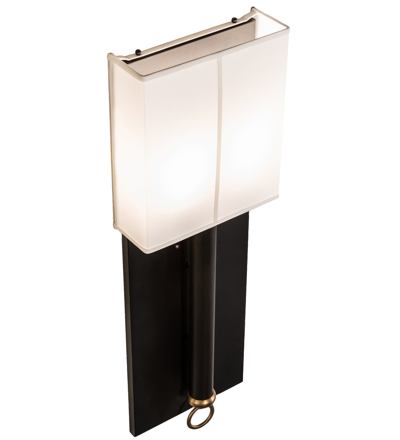 Meyda Tiffany - 226742 - Two Light Wall Sconce - Richland - Craftsman Brown And Raw Brass