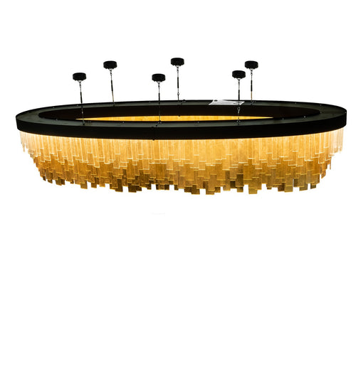 Meyda Tiffany - 228181 - LED Chandelier - Kepley - Solar Black