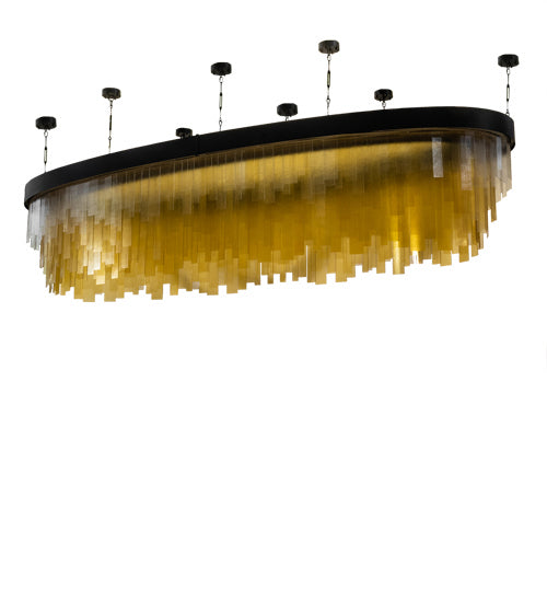 Meyda Tiffany - 228181 - LED Chandelier - Kepley - Solar Black