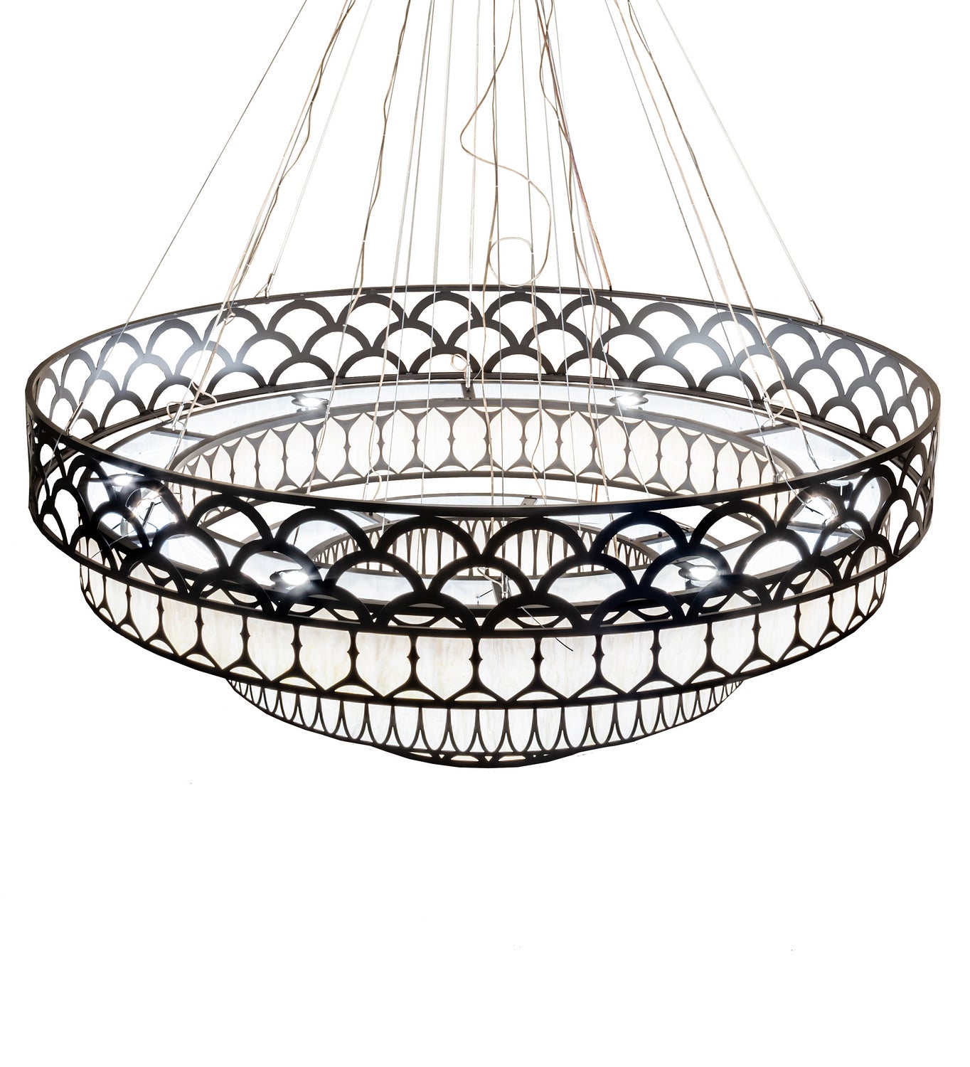 Meyda Tiffany - 228719 - LED Chandelier - Lorea - Oil Rubbed Bronze