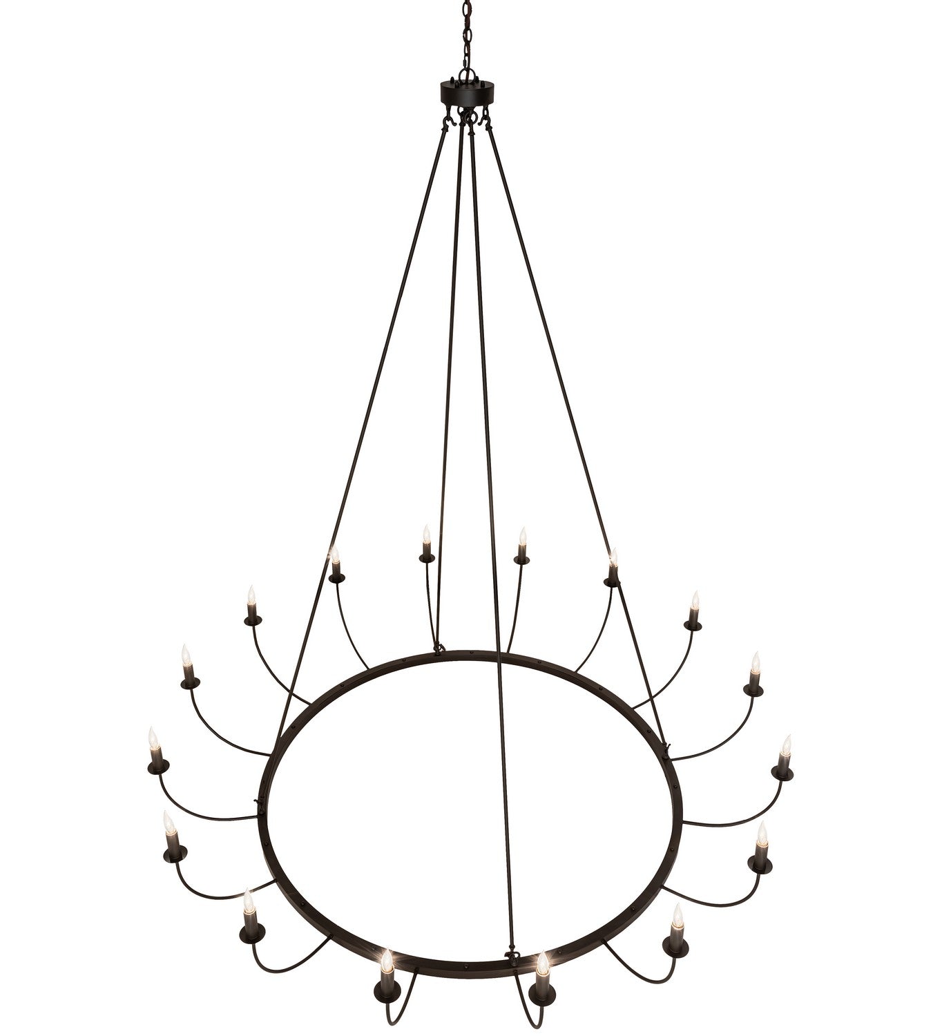 Meyda Tiffany - 228923 - 16 Light Chandelier - Naomi - Oil Rubbed Bronze