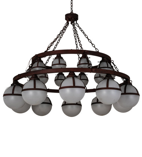 Meyda Tiffany - 230704 - 20 Light Chandelier - Bola - Rustic Nail