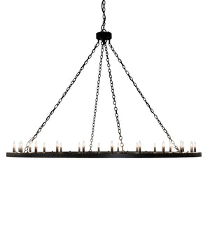 Meyda Tiffany - 231316 - 24 Light Chandelier - Loxley - Textured Black