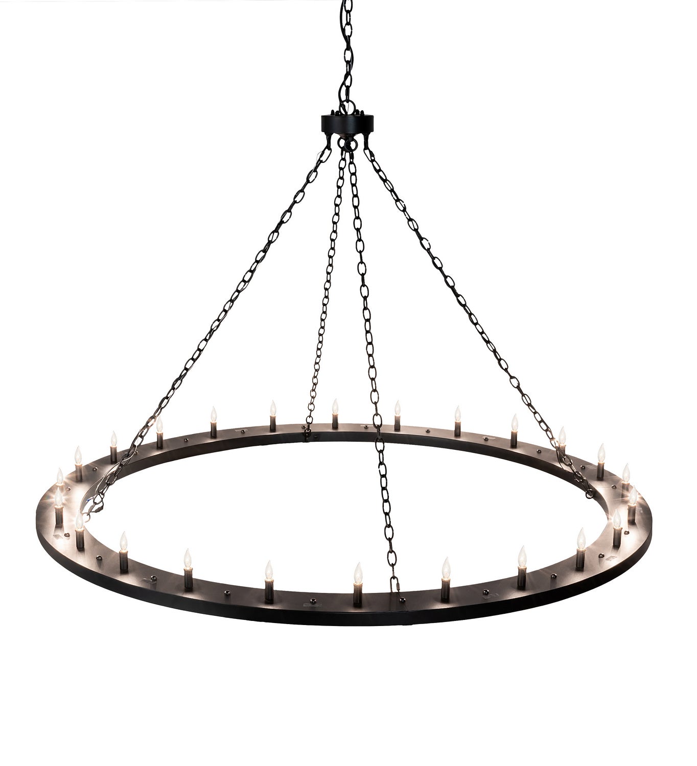 Meyda Tiffany - 231316 - 24 Light Chandelier - Loxley - Textured Black