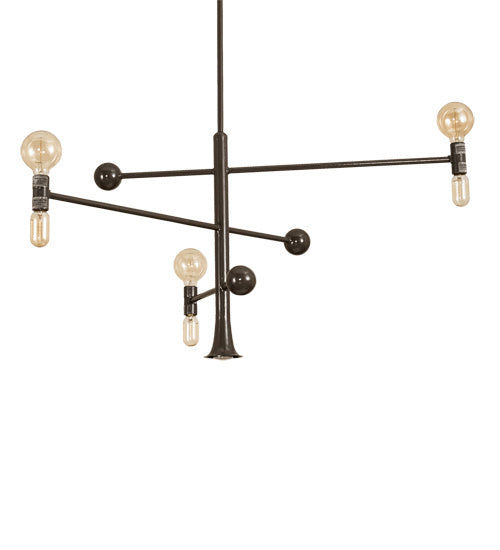 Meyda Tiffany - 233051 - LED Chandelier - Alva - Black Fox Glossy