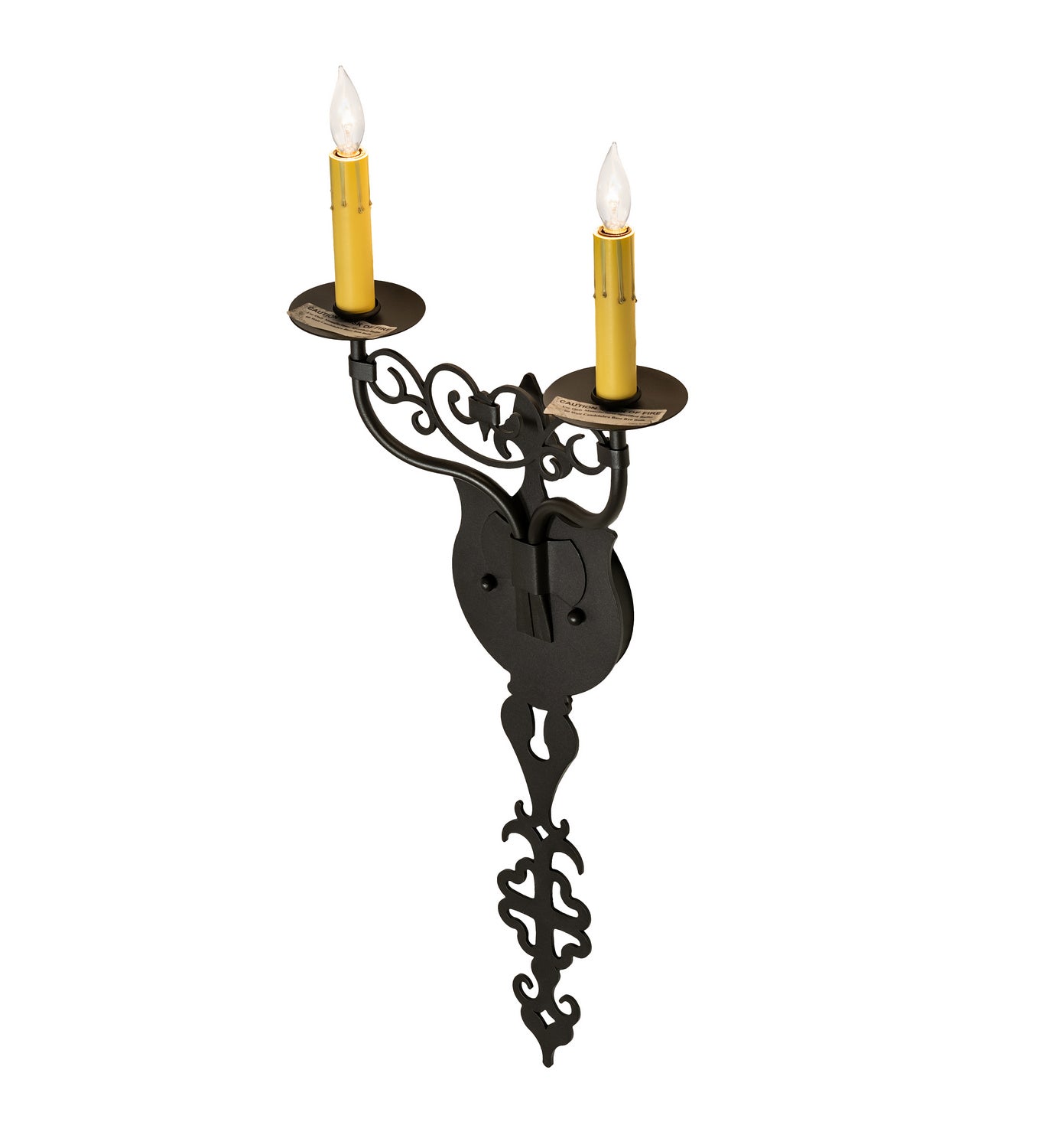 Meyda Tiffany - 233400 - Two Light Wall Sconce - Merano - Old Wrought Iron