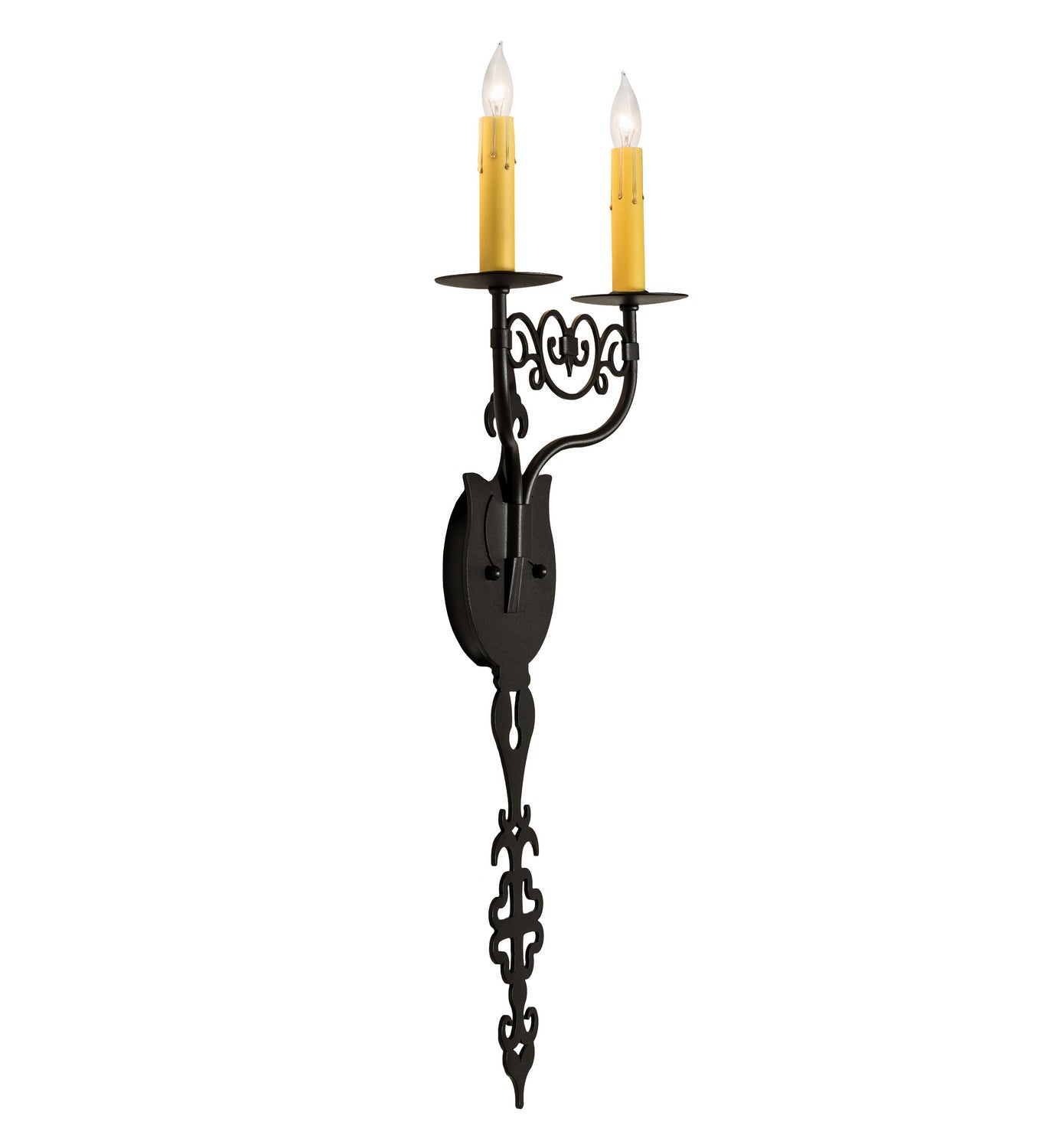 Meyda Tiffany - 233400 - Two Light Wall Sconce - Merano - Old Wrought Iron