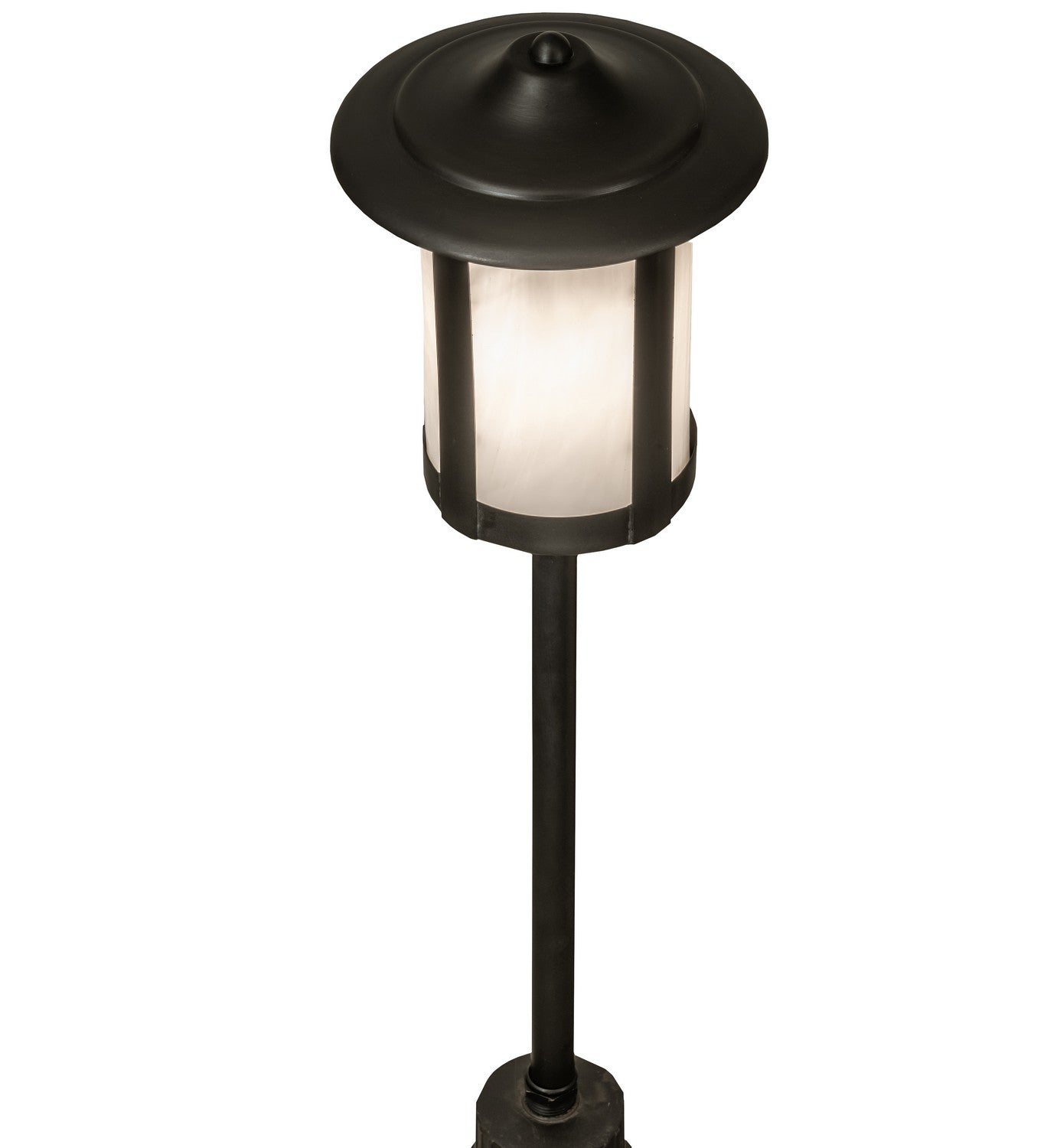 Meyda Tiffany - 233496 - One Light Landscape Fixture - Fulton - Craftsman Brown