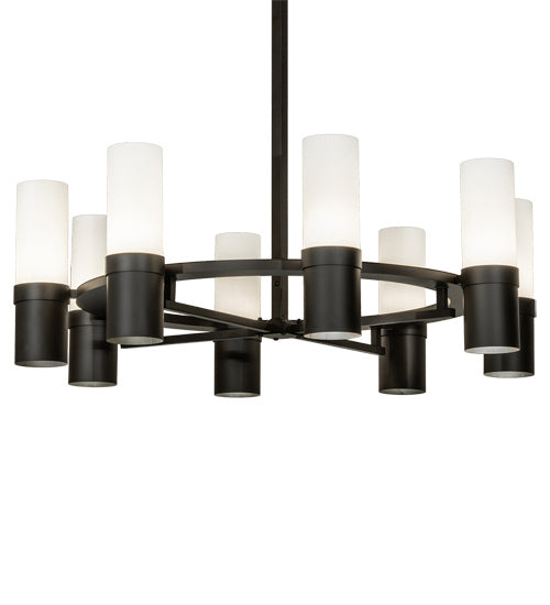 Meyda Tiffany - 233588 - Eight Light Chandelier - Farmington - Oil Rubbed Bronze