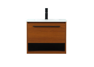 Elegant Lighting - VF43524MTK - Vanity Sink Set - Roman - Teak