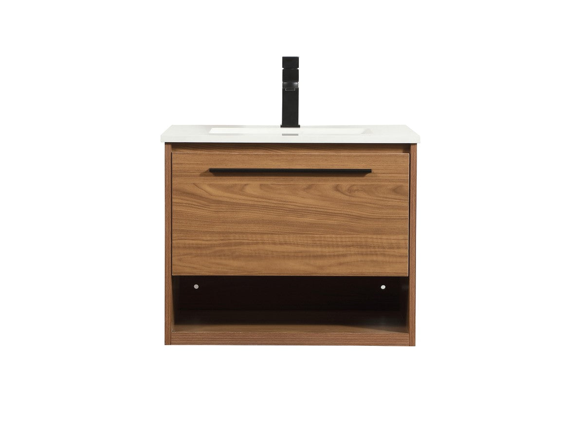 Elegant Lighting - VF43524WB - Single Bathroom Vanity - Roman - Walnut Brown