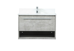 Elegant Lighting - VF43530MCG-BS - Vanity Sink Set - Roman - Concrete Grey