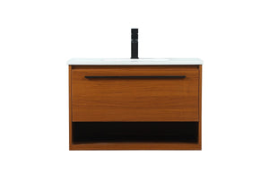 Elegant Lighting - VF43530MTK - Vanity Sink Set - Roman - Teak