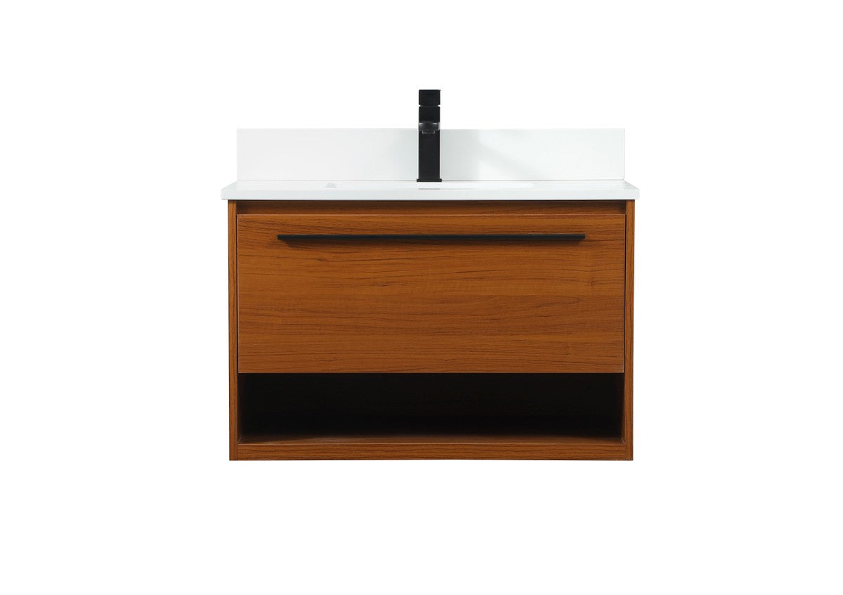 Elegant Lighting - VF43530MTK-BS - Vanity Sink Set - Roman - Teak