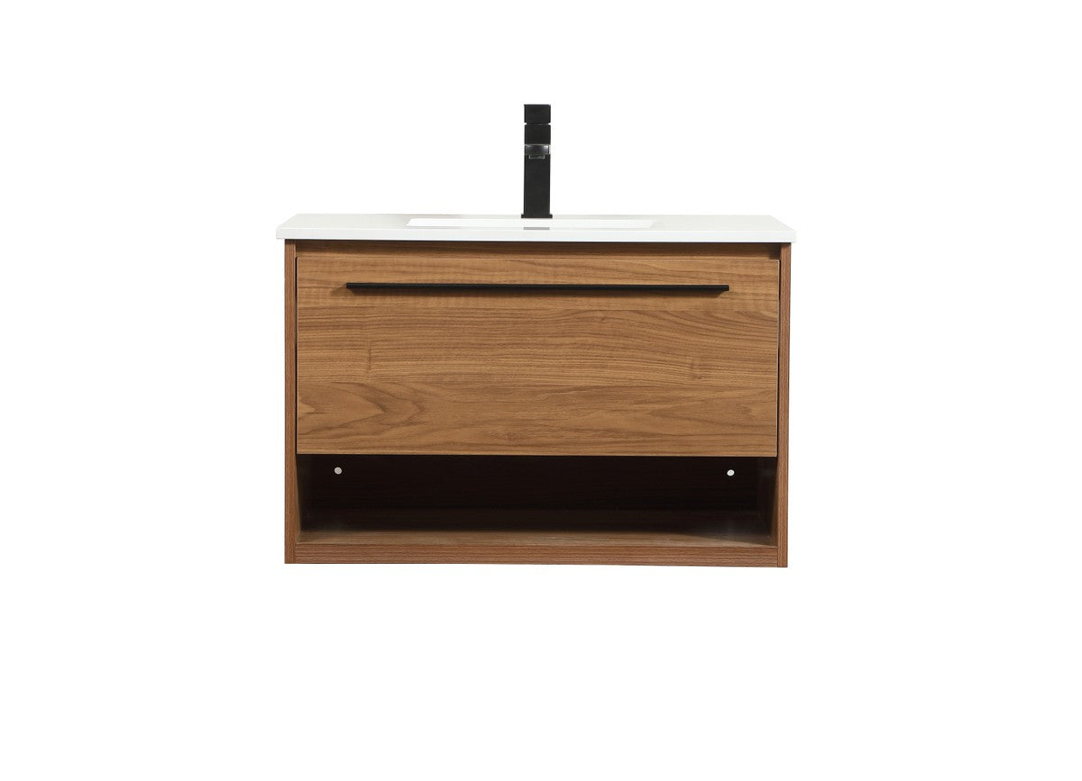 Elegant Lighting - VF43530WB - Single Bathroom Vanity - Roman - Walnut Brown