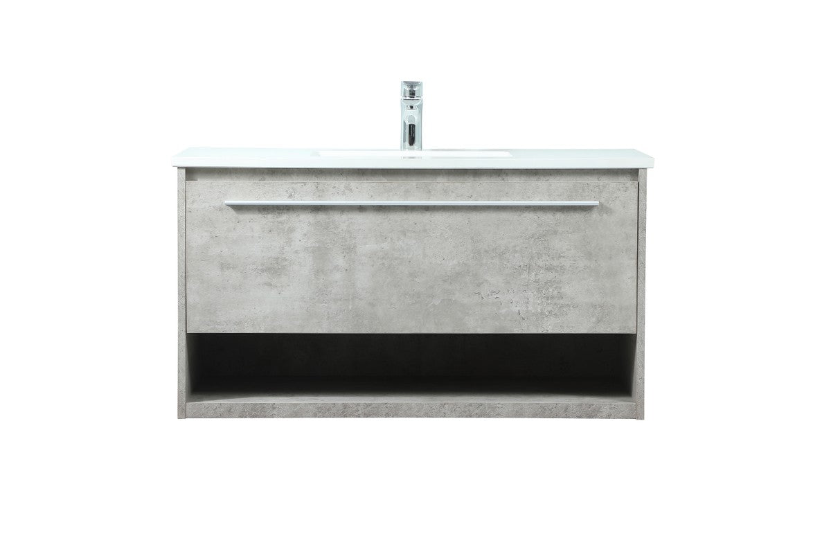 Elegant Lighting - VF43536MCG - Vanity Sink Set - Roman - Concrete Grey