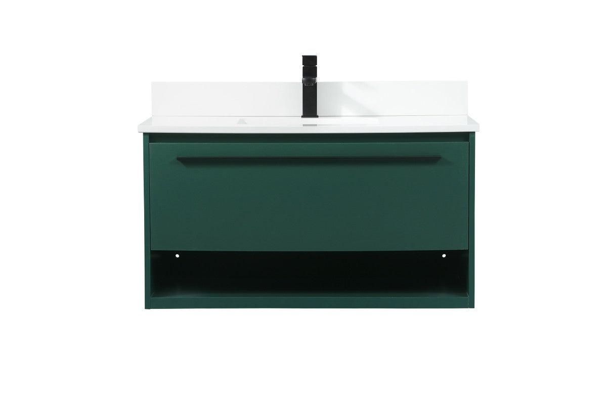 Elegant Lighting - VF43536MGN-BS - Vanity Sink Set - Roman - Green