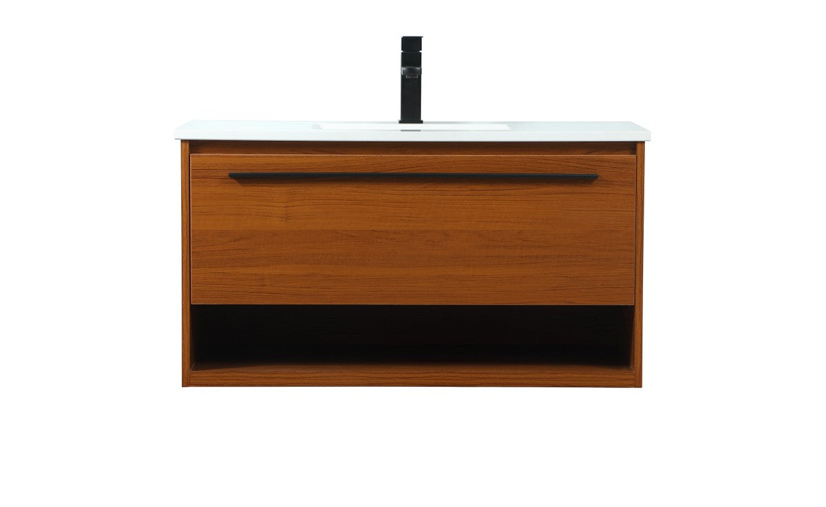 Elegant Lighting - VF43536MTK - Vanity Sink Set - Roman - Teak