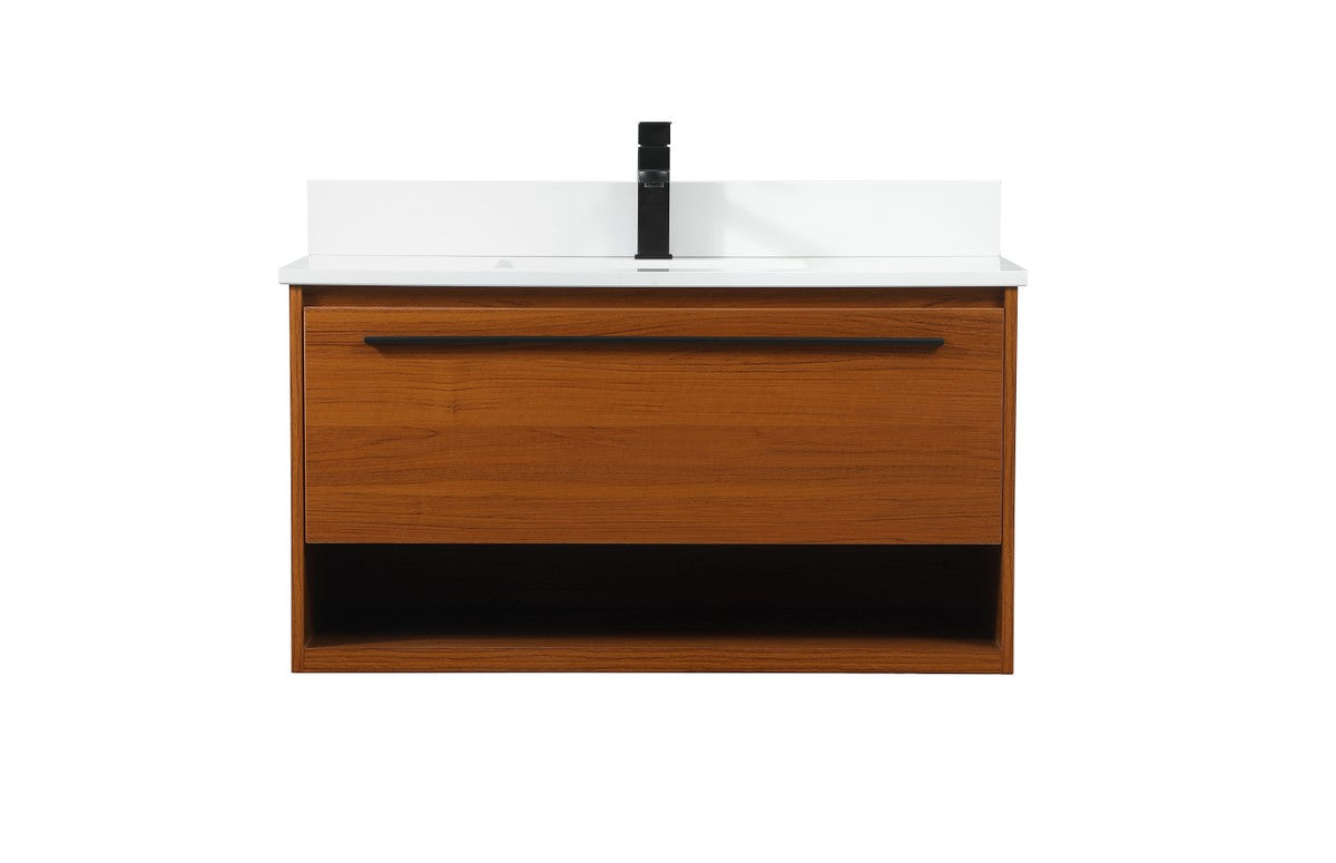 Elegant Lighting - VF43536MTK-BS - Vanity Sink Set - Roman - Teak