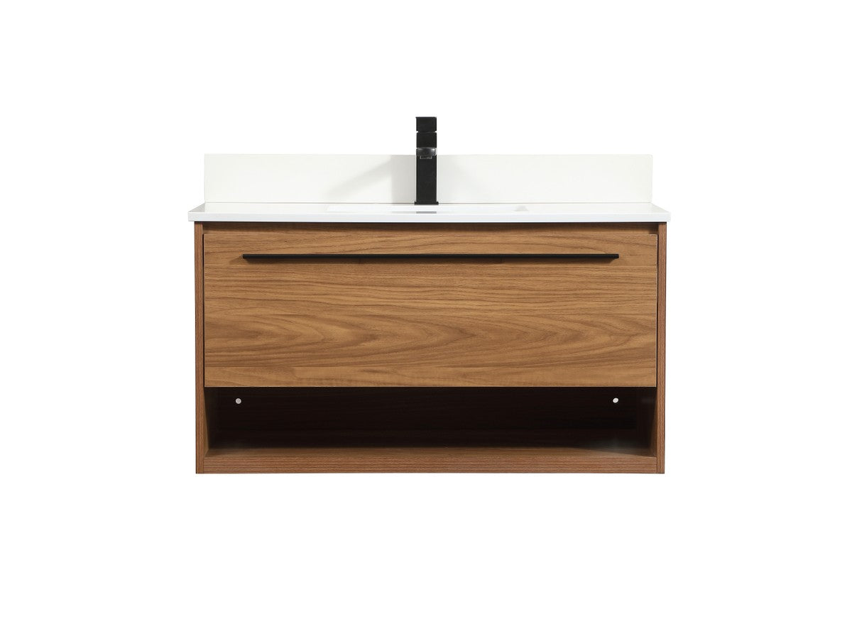 Elegant Lighting - VF43536WB-BS - Single Bathroom Vanity - Roman - Walnut Brown