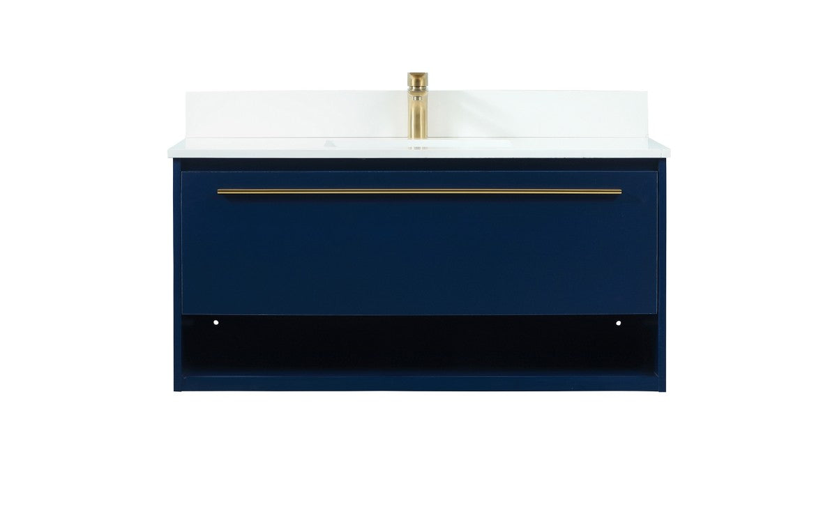 Elegant Lighting - VF43540MBL-BS - Vanity Sink Set - Roman - Blue