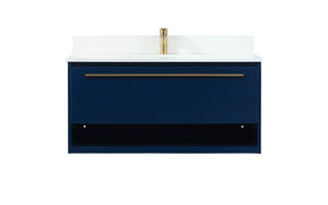 Elegant Lighting - VF43540MBL-BS - Vanity Sink Set - Roman - Blue