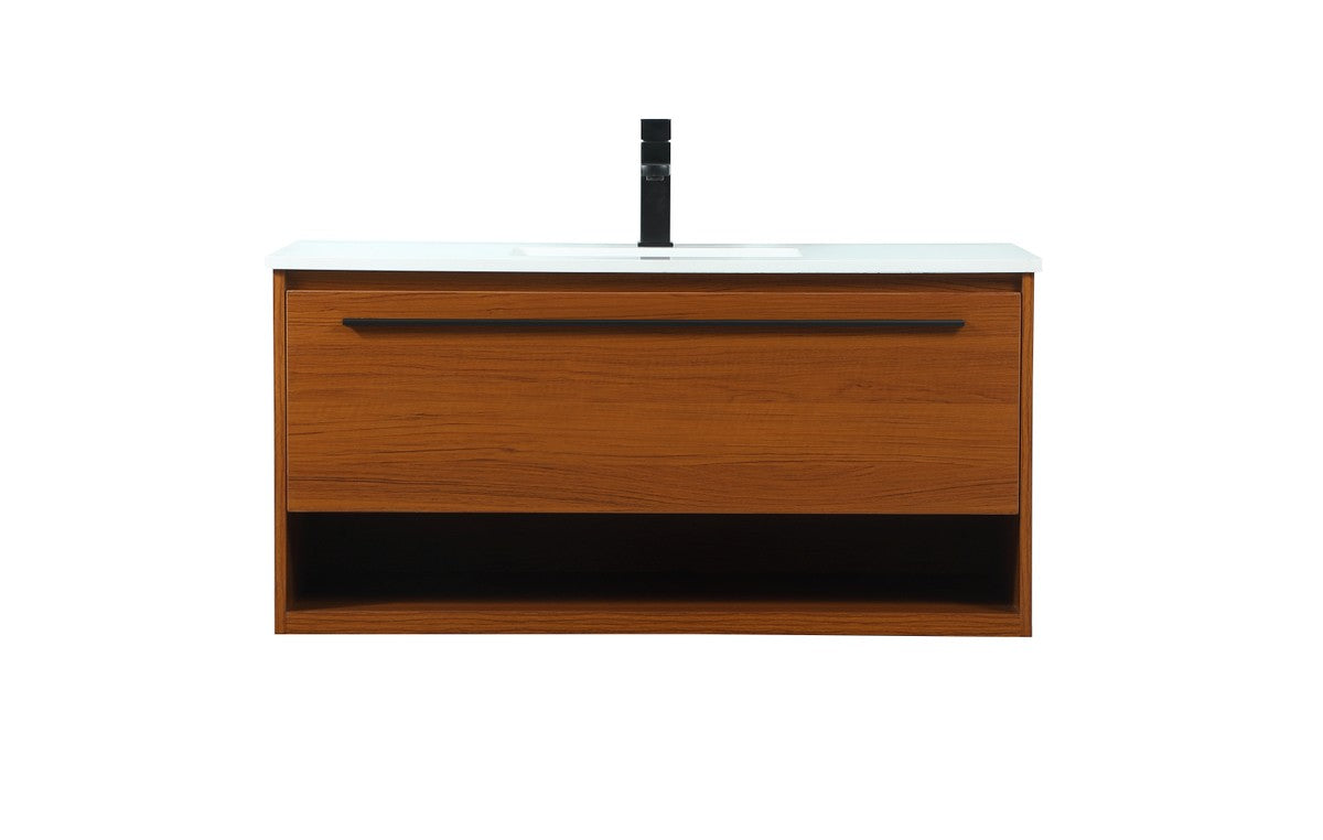 Elegant Lighting - VF43540MTK - Vanity Sink Set - Roman - Teak