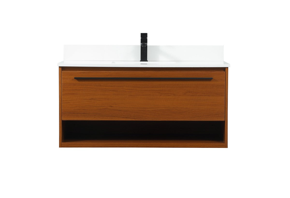 Elegant Lighting - VF43540MTK-BS - Vanity Sink Set - Roman - Teak