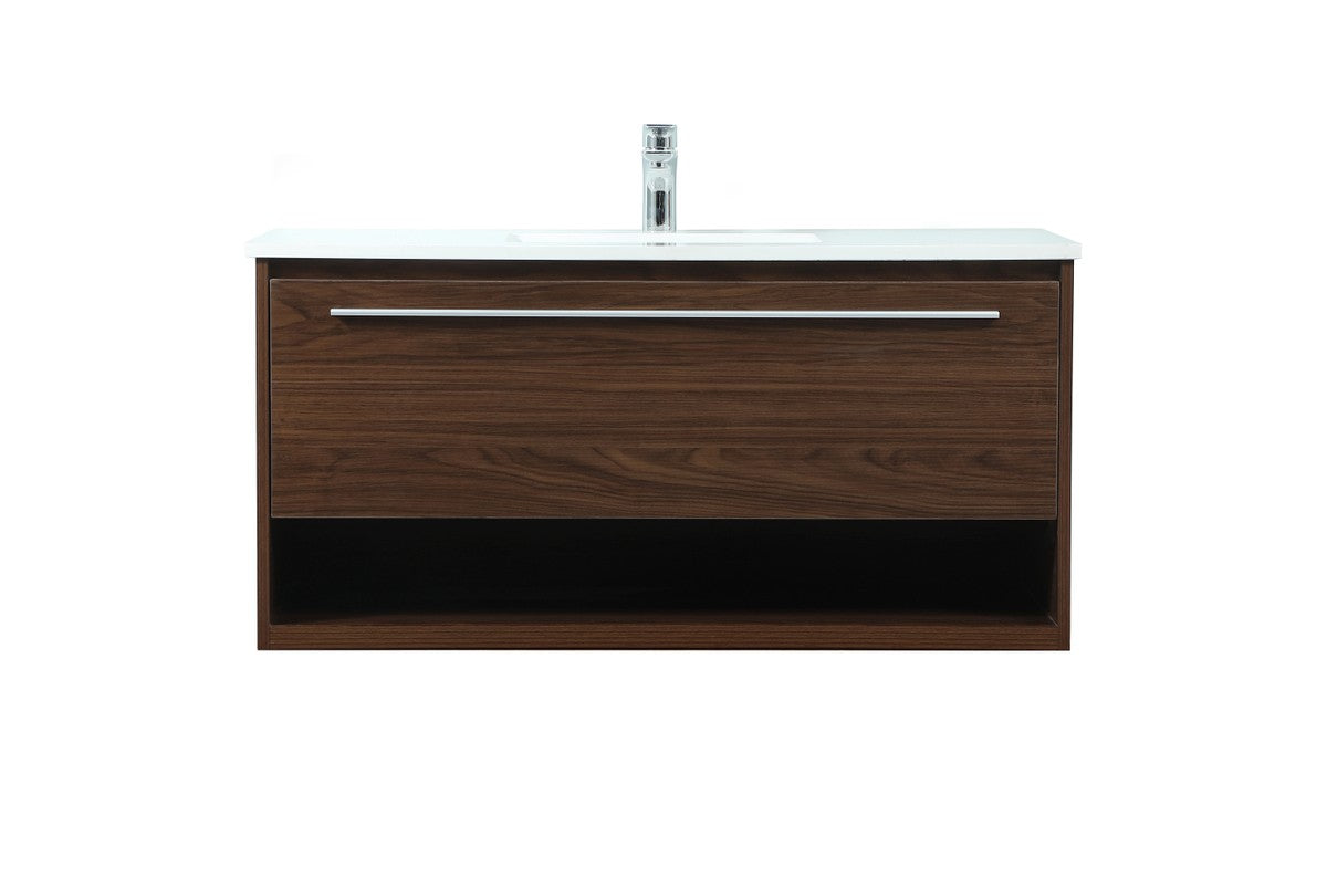 Elegant Lighting - VF43540MWT - Vanity Sink Set - Roman - Walnut