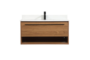 Elegant Lighting - VF43540WB-BS - Single Bathroom Vanity - Roman - Walnut Brown