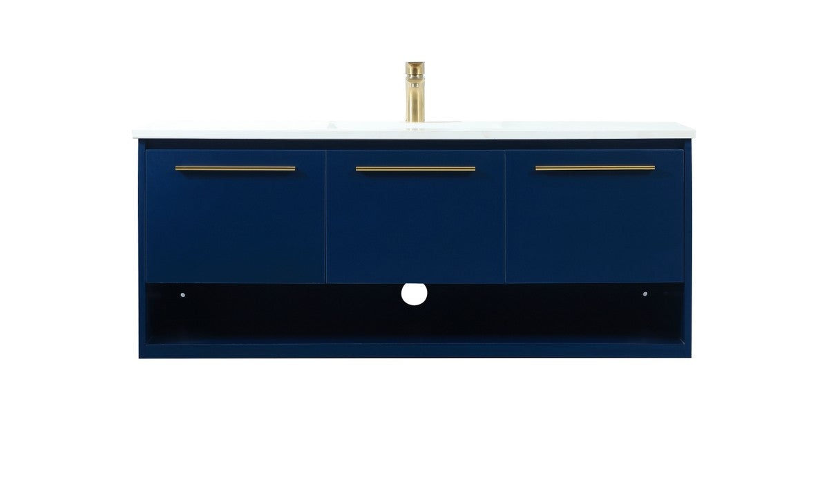 Elegant Lighting - VF43548MBL - Vanity Sink Set - Roman - Blue